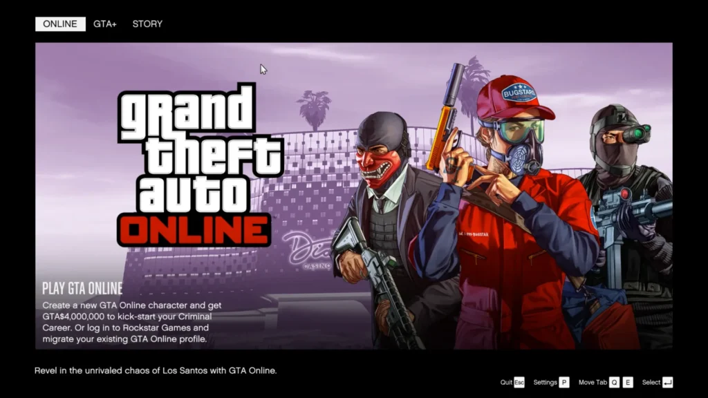 Main Menu Skip